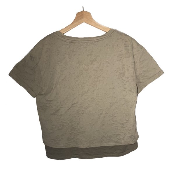 Eri + Ali Green Layered  Top Burnout Utility - Picture 2 of 5